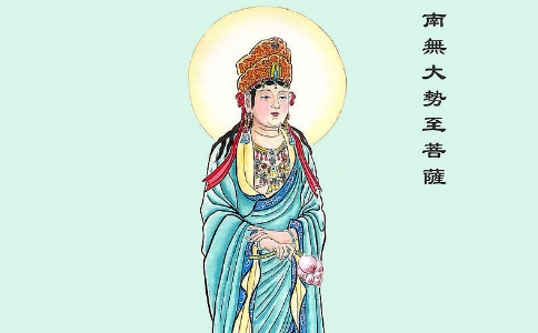 大势至菩萨头上宝瓶的来历故事