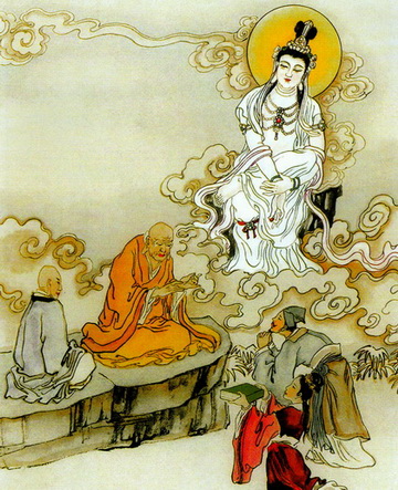 《普门品》图文释义 23、现比丘、比丘尼 \