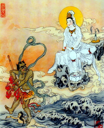 《普门品》图文释义 27、现执金刚身图 \