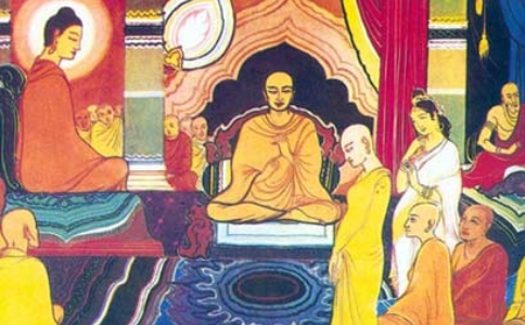 佛陀让阿难尊者解说“跋地罗帝偈”的含义